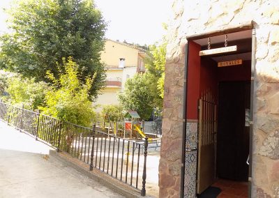 Entrada calle junto al parque